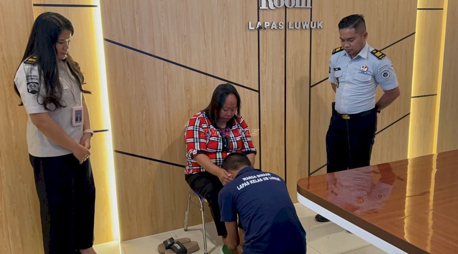 Rajut Asa Masa Depan, Lapas Luwuk Rayakan HAN 2026 bersama Anak Binaan