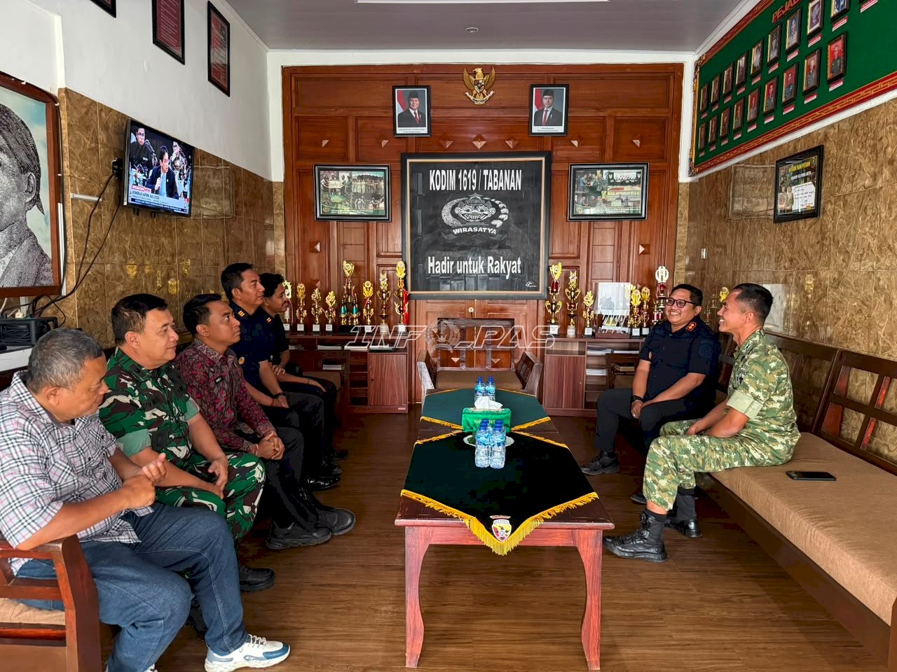 Perkuat Pengamanan, Lapas Tabanan Bangun Sinergi dengan Kodim 1619 Tabanan