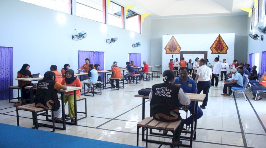 Lapas Piru Dukung Sensus Ekonomi 2026, 163 Warga Binaan Berhasil Didata BPS Kab. SBB