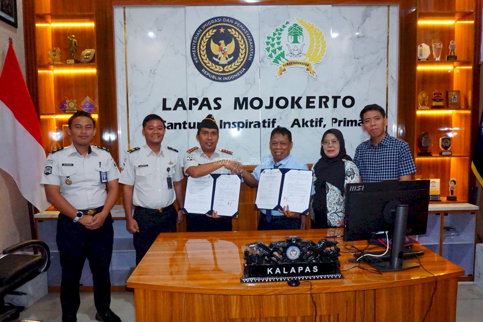 Perkuat Akses Bantuan Hukum, Lapas Mojokerto dan LBH Permata Law Jalin Kerja Sama 