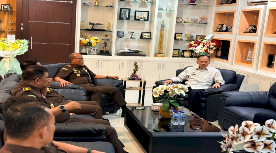 Kakanwil Ditjenpas Sultra dan Kajati Sutra Bahas Rencana MoU Penguatan Pelayanan Pemasyarakatan