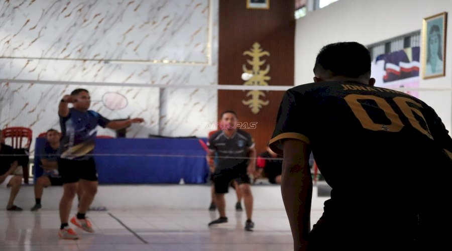 Sambut HUT Ke-81 RI, Lapas Ambon Gelar Porseni Petugas dan Warga Binaan