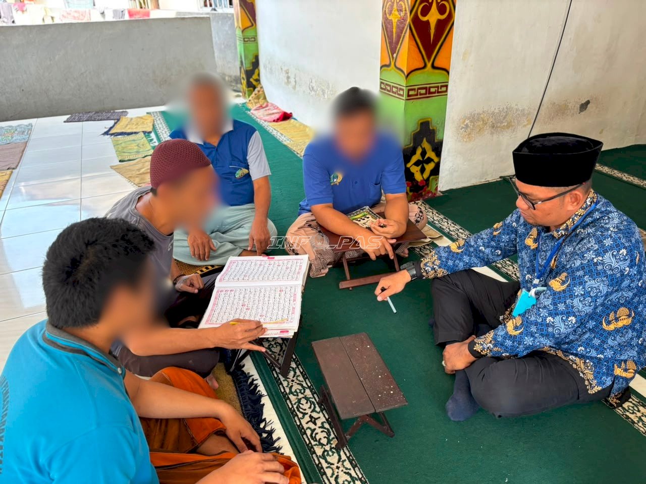 Rutan Rantau Gandeng Kemenag Tapin Bina Warga Binaan Mengaji Al-Qur'an