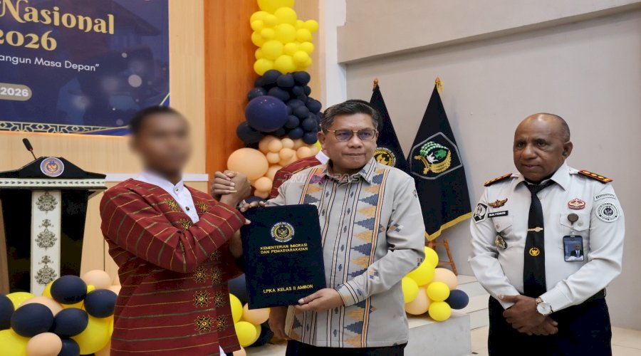 Empat Anak Binaan LPKA Ambon Terima PMP HAN 2026