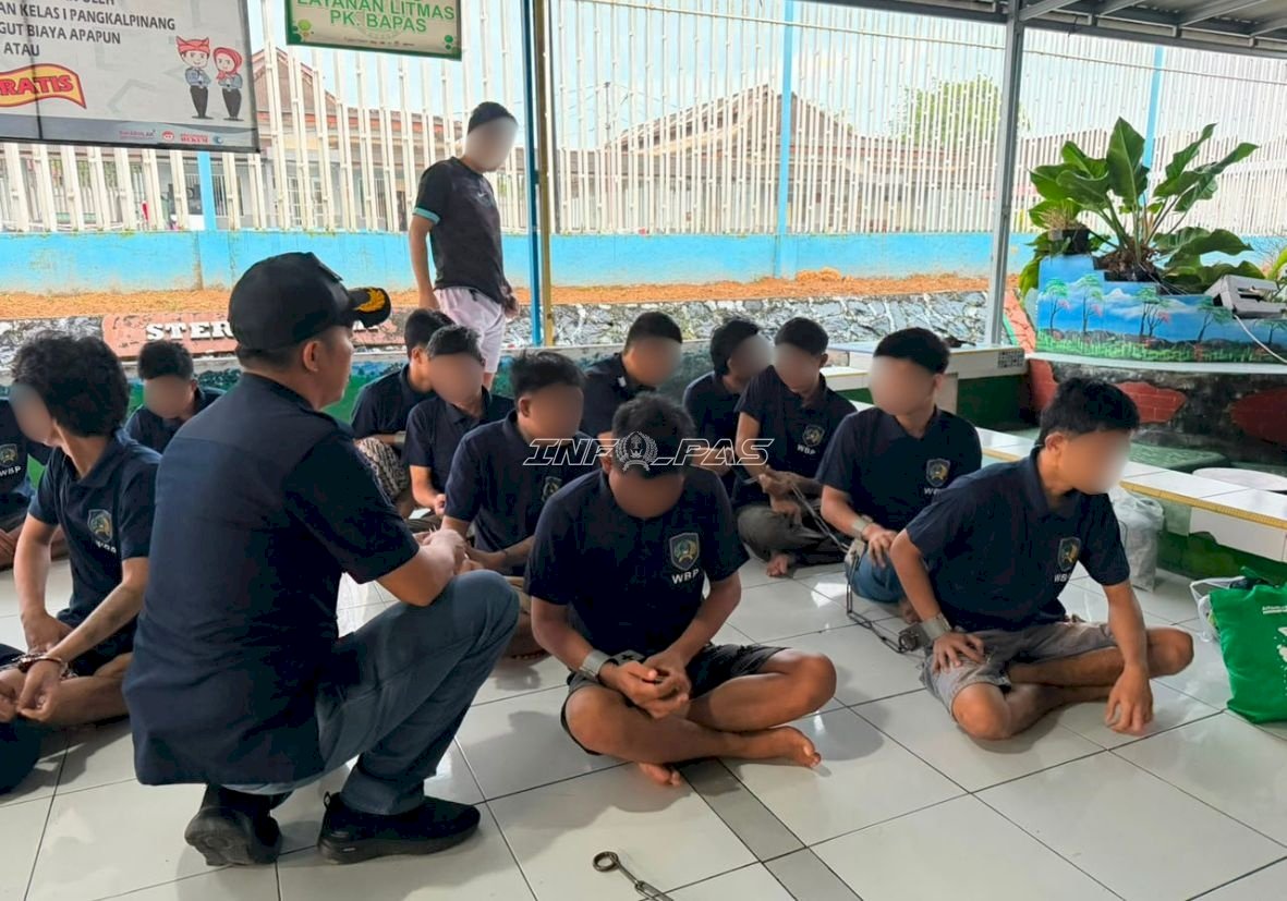 Atasi Overcrowding, Lapas Pangkalpinang Pindahkan 35 Warga Binaan ke Rutan Muntok