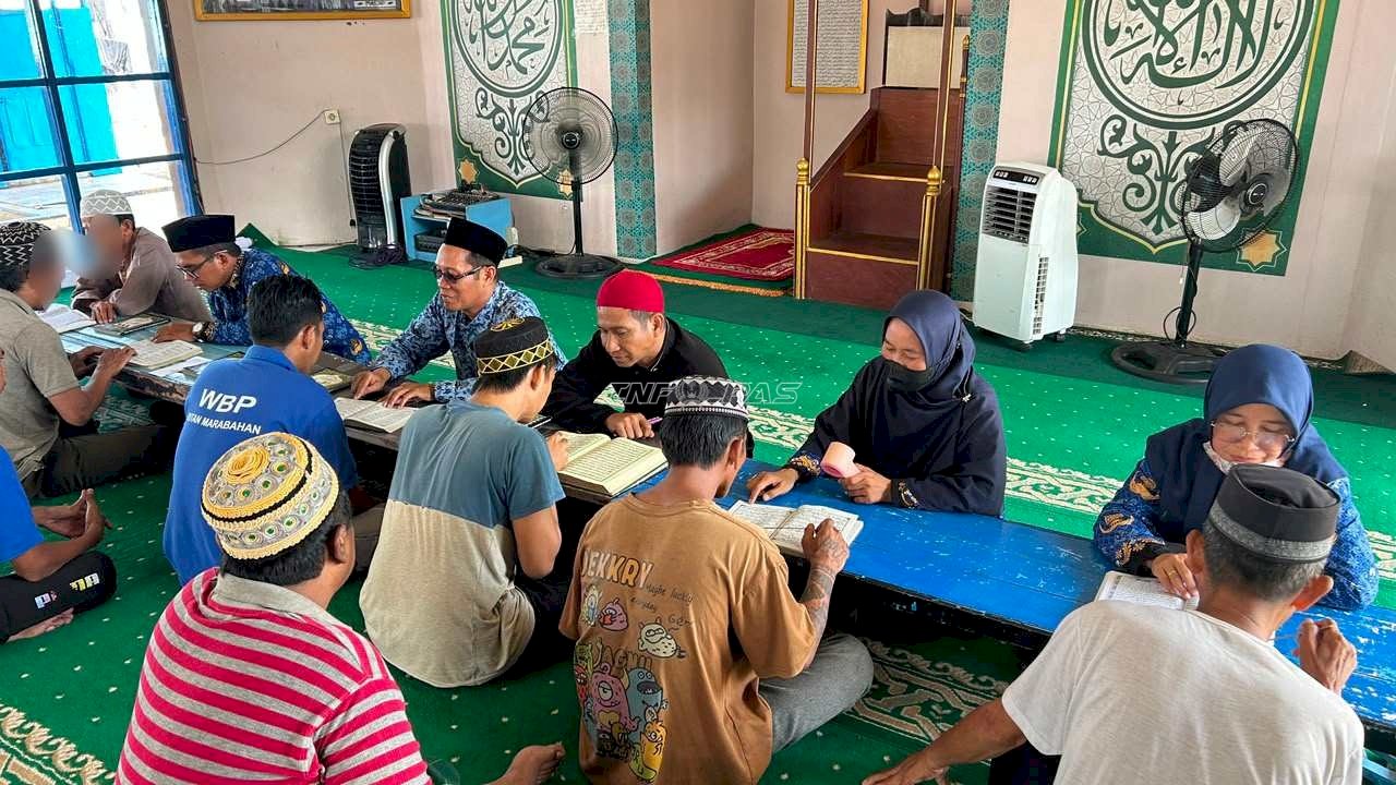 Rutan Marabahan Gandeng Kemenag Batola Ajarkan Warga Binaan Al-Qur'an dan Iqra