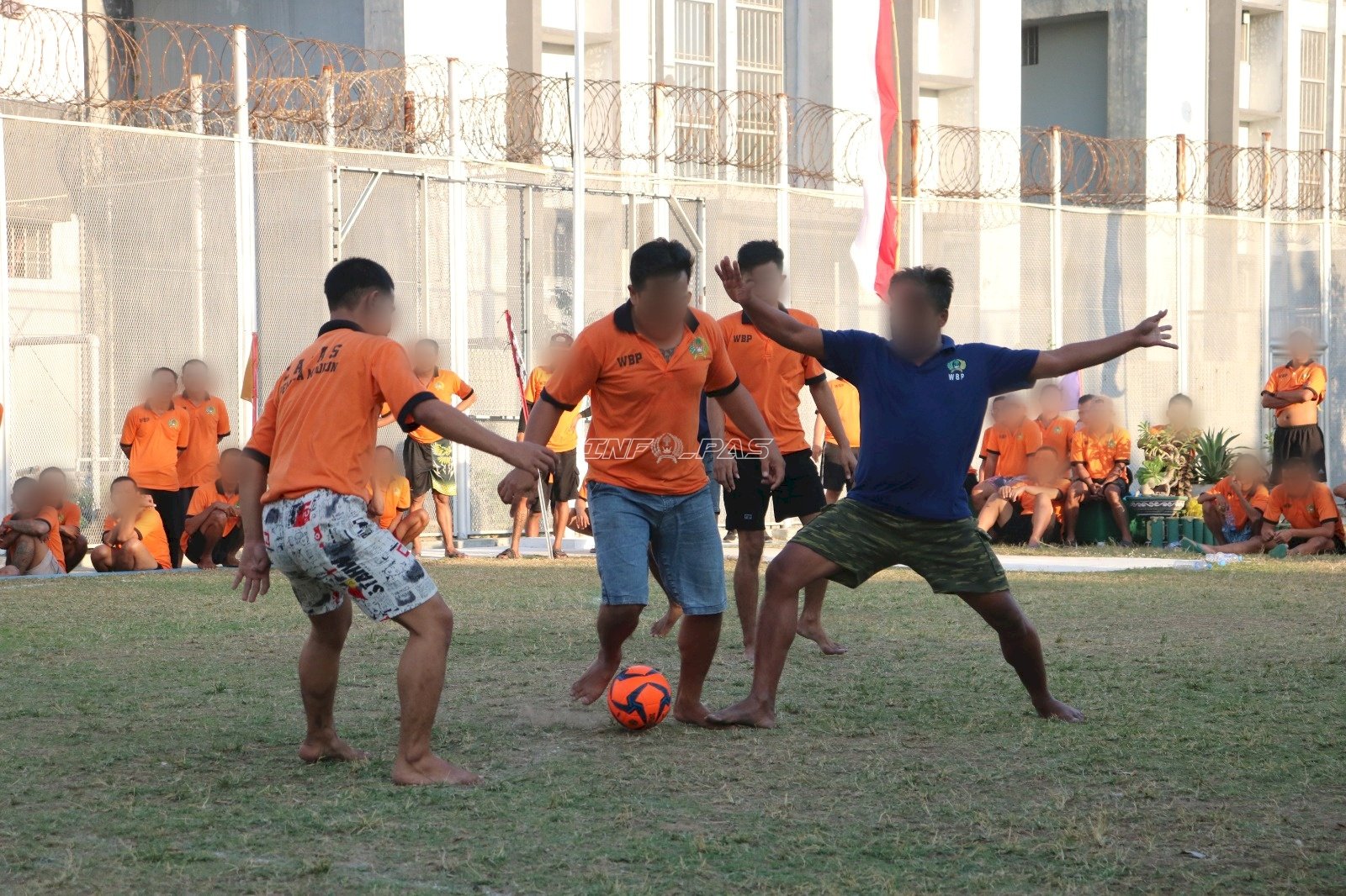 Turnamen Futsal Meriahkan HUT Ke-81 RI di Lapas Pemuda Madiun