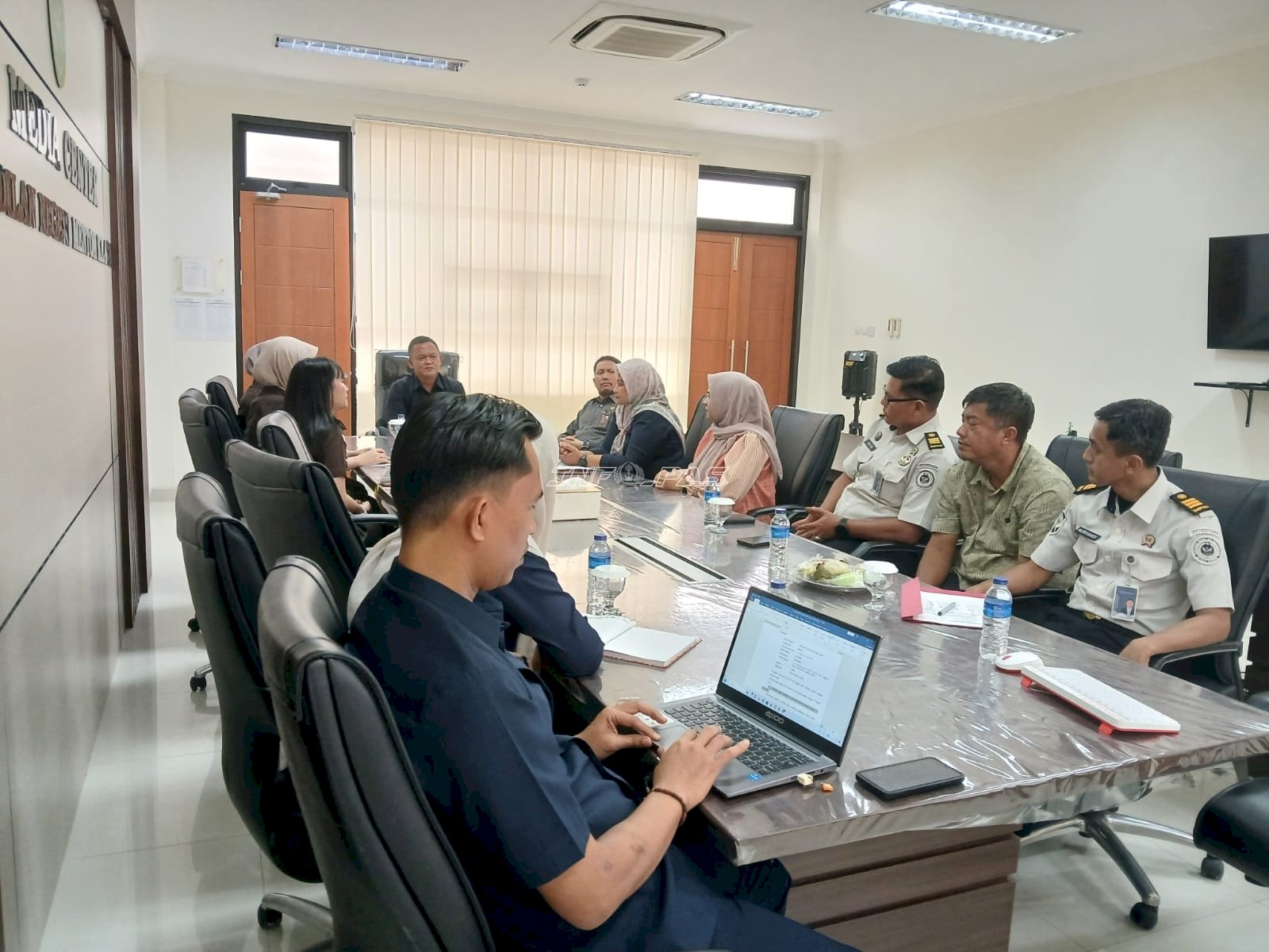 Dukung Transformasi Layanan Peradilan Digital, Rutan Muntok Ikuti Sosialisasi Sidang Elektronik di PN Mentok