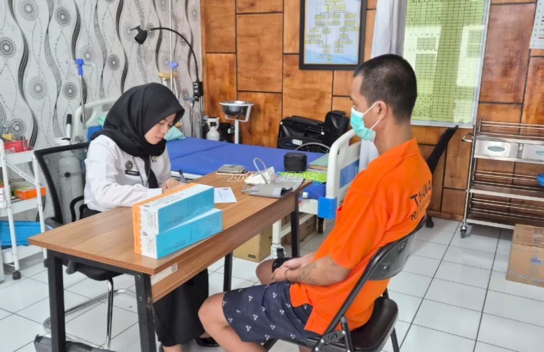 Layanan Humanis, Rutan Rantau Gelar Pemeriksaan Kesehatan Rutin bagi Warga Binaan