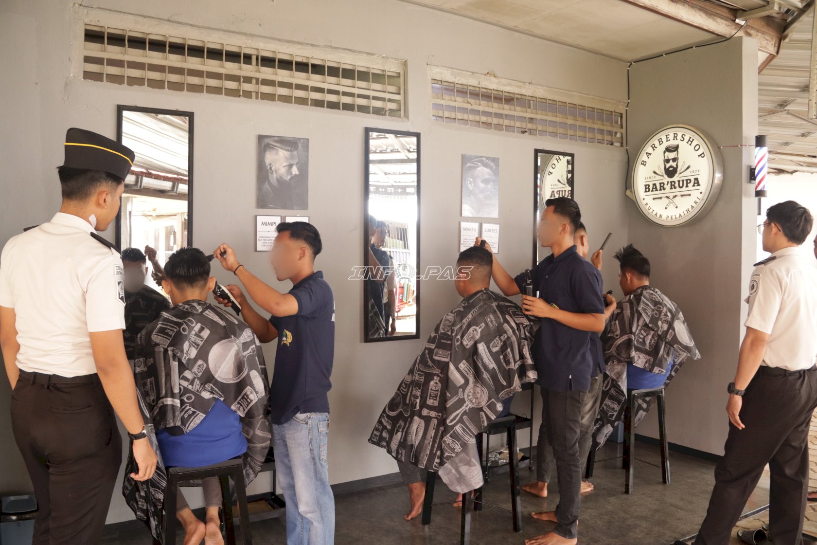 Dari Pelatihan Menuju Kemandirian: Rutan Pelaihari Luncurkan Inovasi Pembinaan Barbershop BAR'RUPA