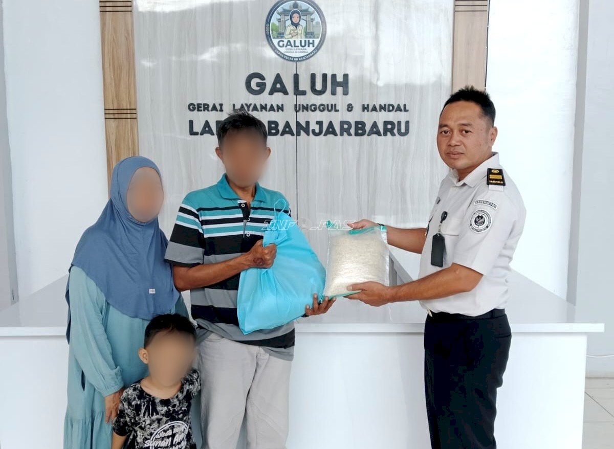 Lapas Banjarbaru Salurkan Bansos bagi Keluarga Warga Binaan dan Masyarakat