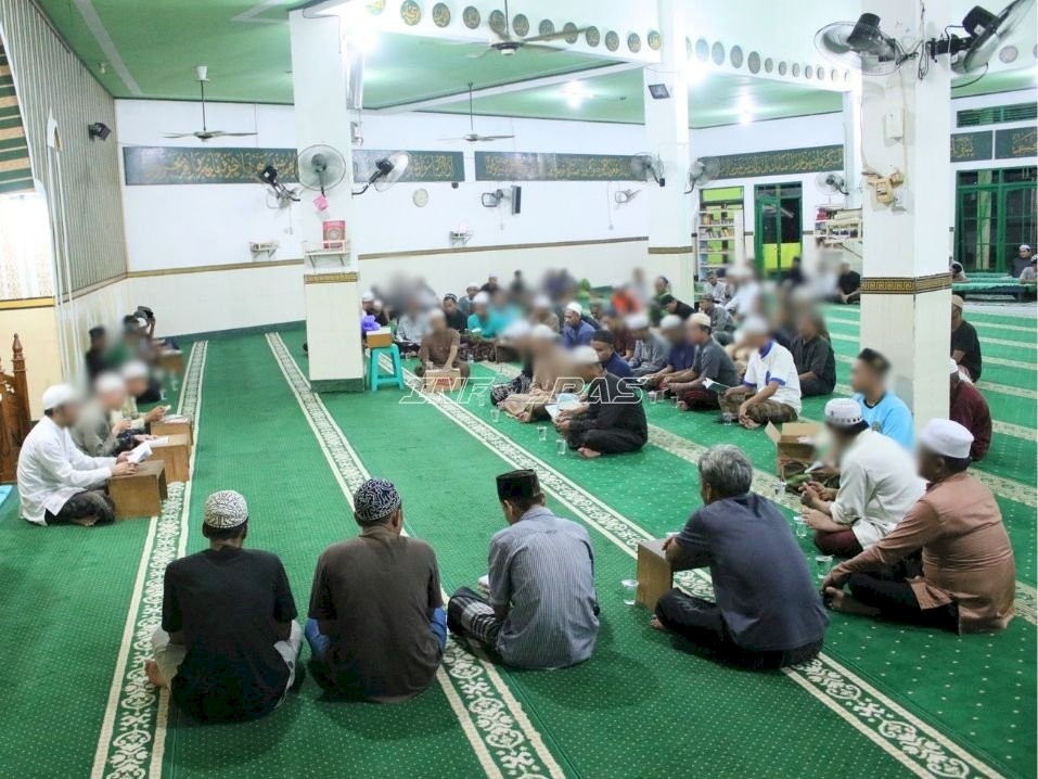 Santri Warga Binaan Lapas Banjarmasin Dalami Pembinaan Keagamaan di Malam Jumat