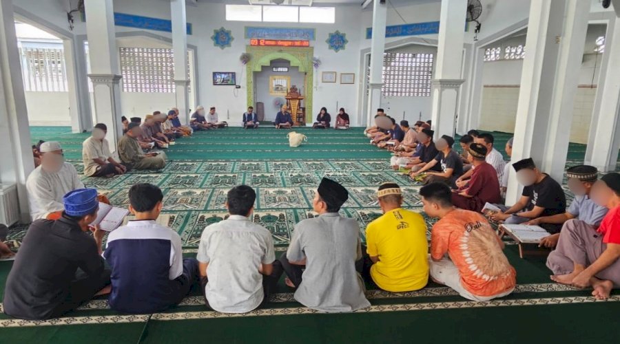 Lapas Pangkalpinang Fasilitasi Tausiah Mahasiswi UAC Mojokerto bagi Warga Binaan