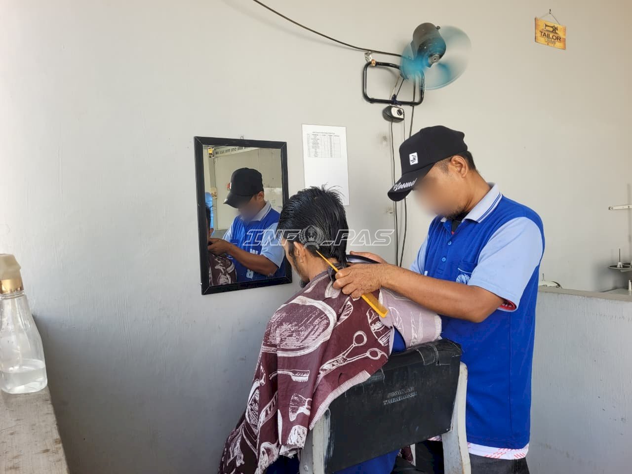 Pelatihan Barbershop Lapas Tanjung Buka Peluang Usaha Warga Binaan