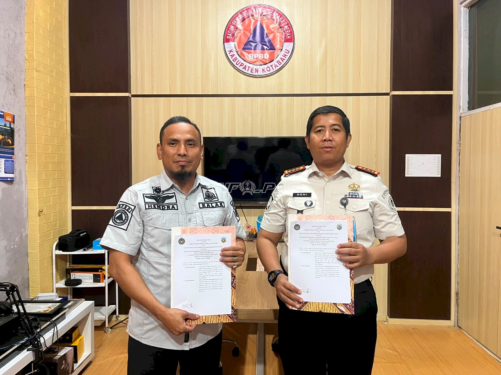 Lapas Kotabaru Jalin Kerja Sama Penanggulangan Bencana dengan BPBD