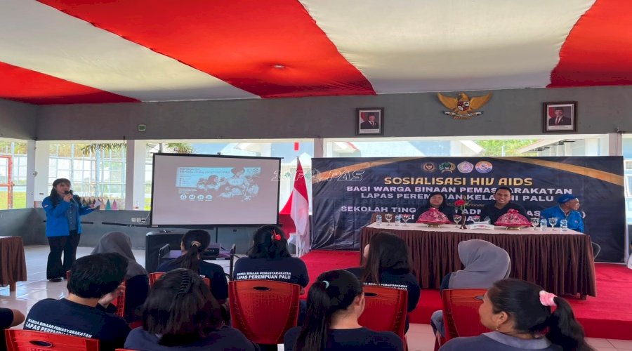 Lapas Perempuan Palu dan STIA Pembangunan Palu Tingkatkan Edukasi Pencegahan HIV/AIDS bagi Warga Binaan