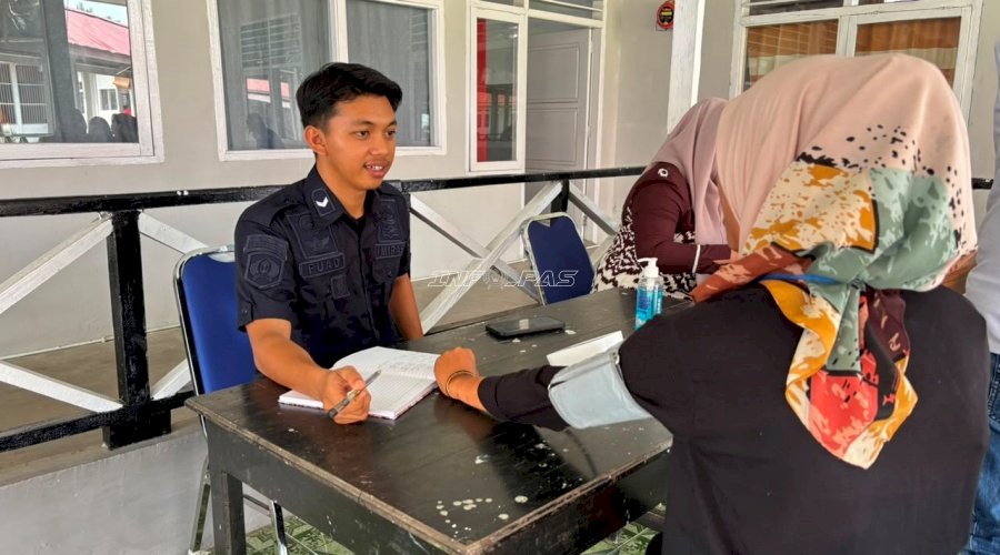 Lapas Muara Tebo Peduli Kesehatan Warga Binaan dan Keluarganya lewat Pemeriksaan dan Edukasi Kesehatan 