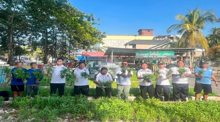 Pembinaan Kemandirian Berbuah Panen Beruntun, Lapas Banjarmasin Perkuat Ketahanan Pangan