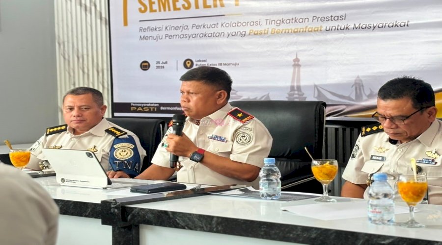 Refleksi Menuju Prestasi, Kanwil Ditjenpas Sulbar Evaluasi Capaian Kinerja Semester I 2026 