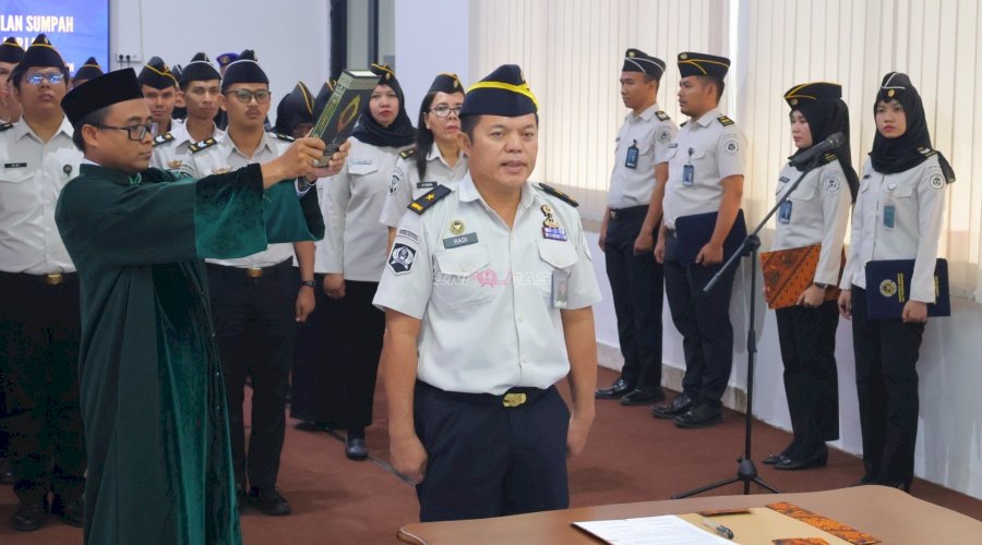 Radi Setiawan Resmi Bergabung di Kanwil Ditjenpas Kalsel, Kakanwil Tegaskan Amanah Jabatan