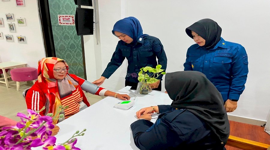 Lapas Perempuan Pangkalpinang Berikan Pemeriksaan Kesehatan Gratis bagi Pengunjung lewat Layanan PRASETYA
