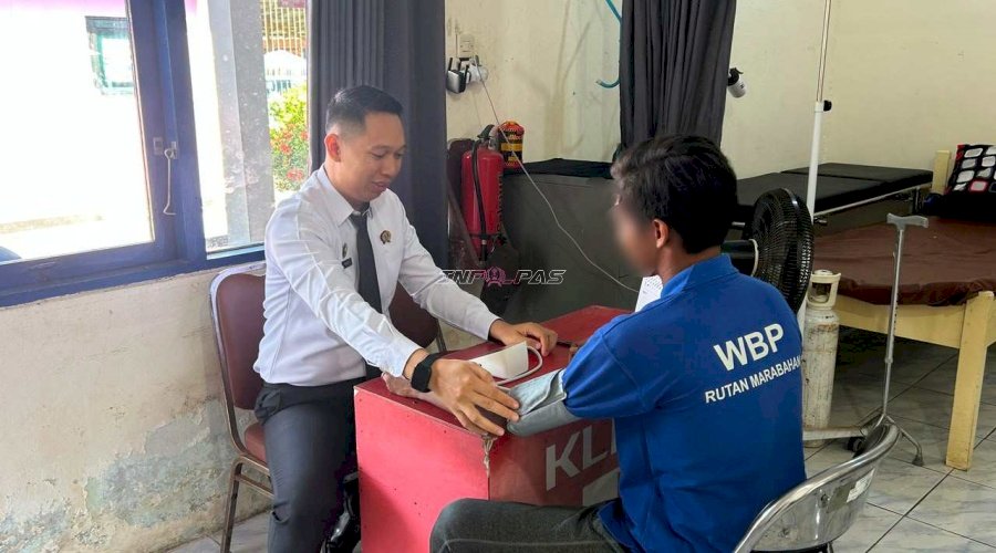 Penuhi Hak Kesehatan Warga Binaan, Rutan Marabahan Optimalkan Peran Klinik Pratama
