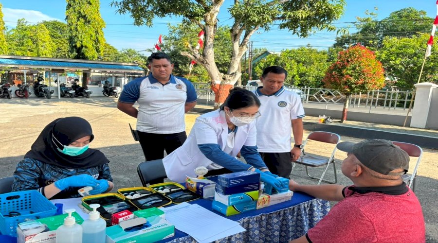 Rutan Rantau Berikan Pemeriksaan Kesehatan Gratis bagi Keluarga Warga Binaan dan Masyarakat Sekitar