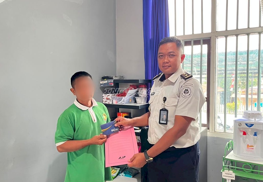 Lapas Luwuk Serahkan Premi, Warga Binaan Pulang Bawa Bekal Kemandirian