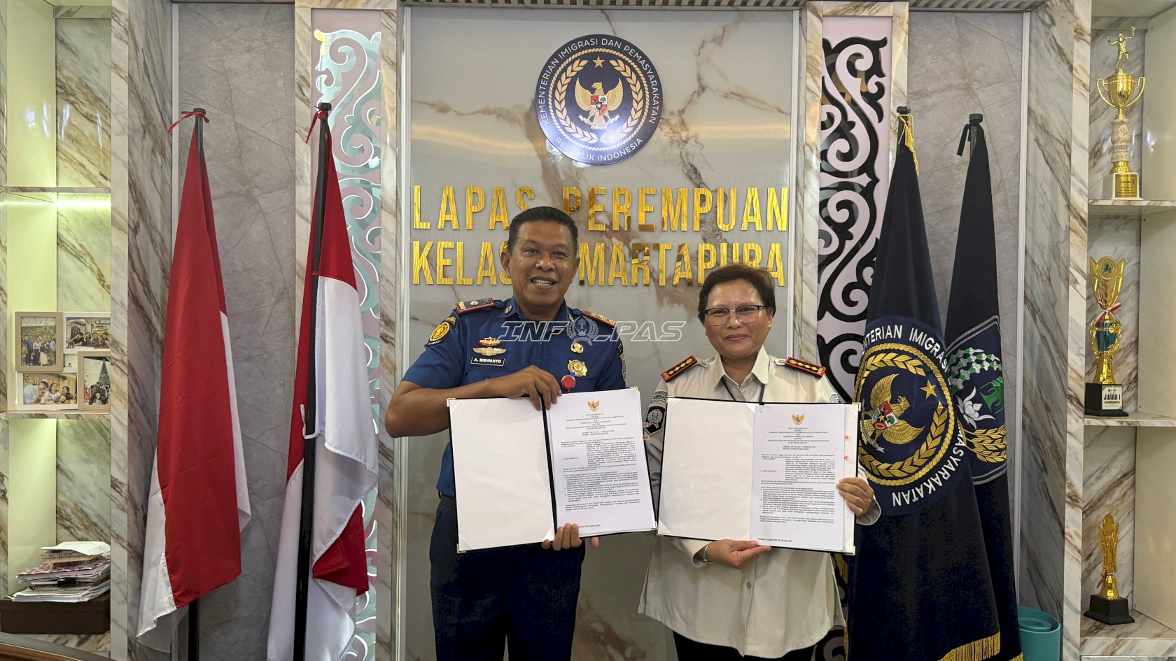 Lapas Perempuan Martapura Gandeng DPKP Perkuat Kesiapsiagaan Hadapi Kebakaran