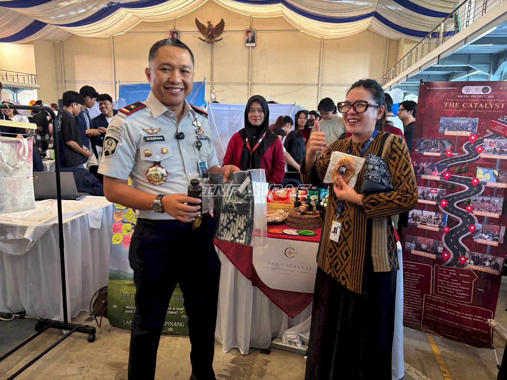 Batik Lintas Lima Karya Warga Binaan Lapas Cipinang Tampil di President University, Bangun Harapan dan Kesempatan Kedua