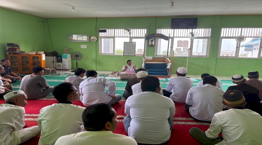 Tumbuhkan Keimanan dan Semangat Hijrah, Lapas Kotabaru Gelar Ceramah Keagamaan bagi Warga Binaan