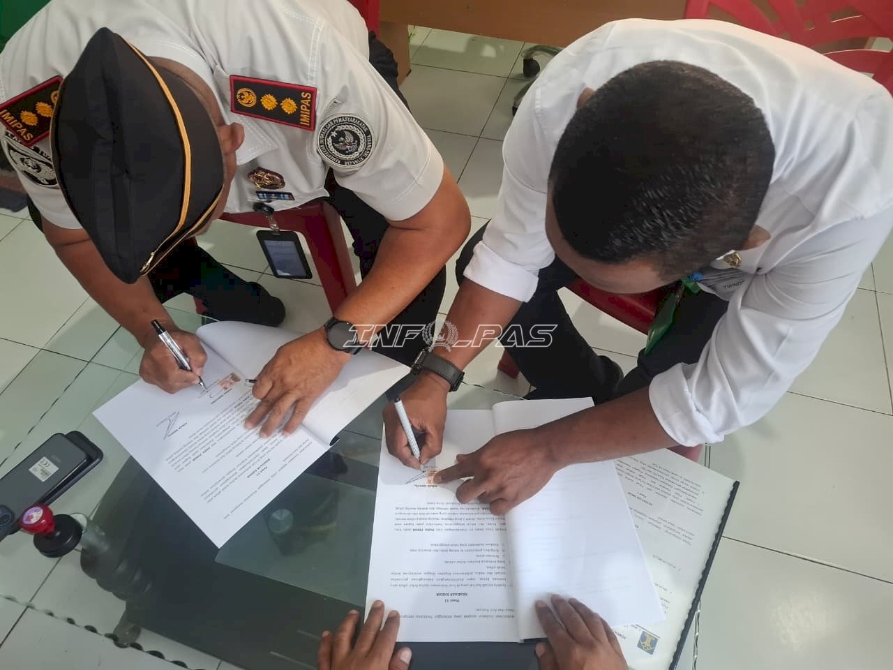 Lapas Tual Gandeng Puskesmas Ohoijang Watdek Tingkatkan Layanan Kesehatan Warga Binaan