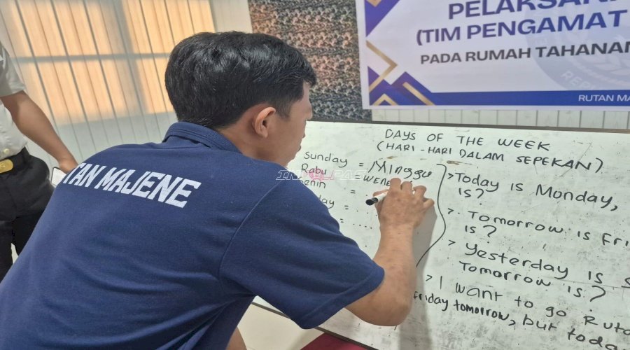 Rutan Majene Tingkatkan Kualitas Pembinaan Warga Binaan melalui Kelas Bahasa Inggris 