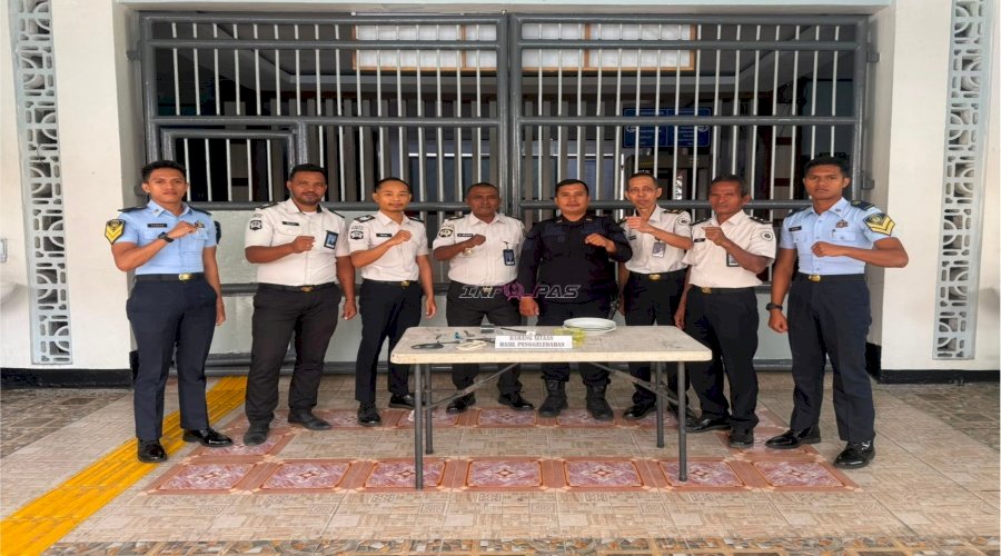 Lapas Ambon Razia Blok Narkotika dan Sita Barang Terlarang