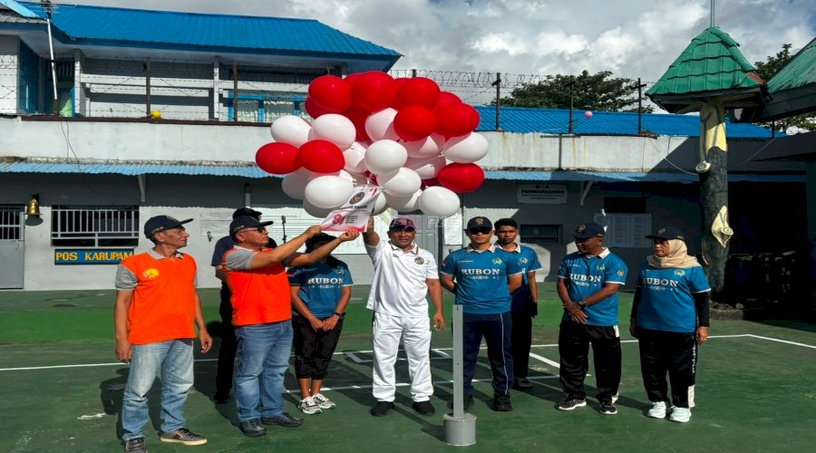Sambut HUT Ke-81 RI, Rutan Ambon Gelar Pekan Olahraga dan Seni 
