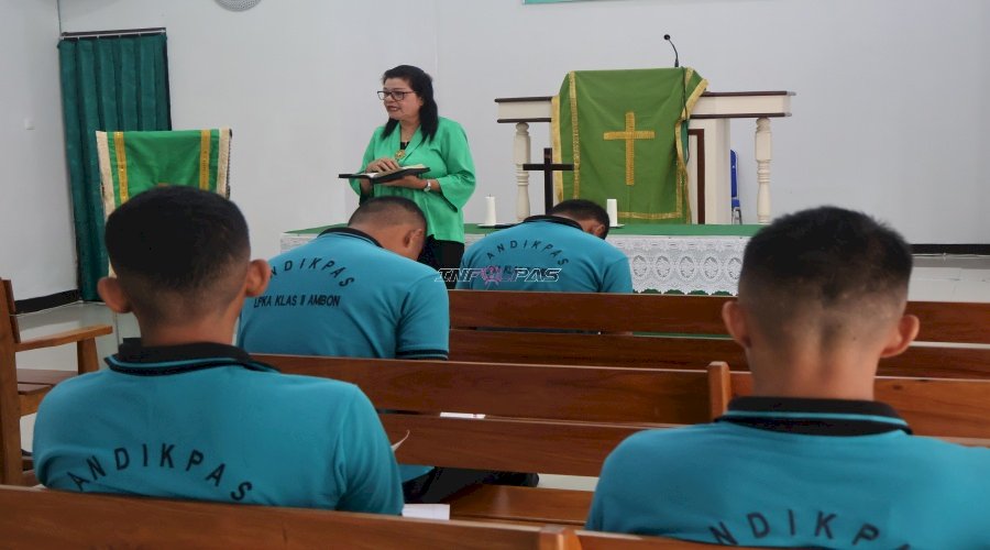 LPKA Ambon Perkuat Karakter Anak Binaan melalui Pembinaan Rohani Kristen Remaja