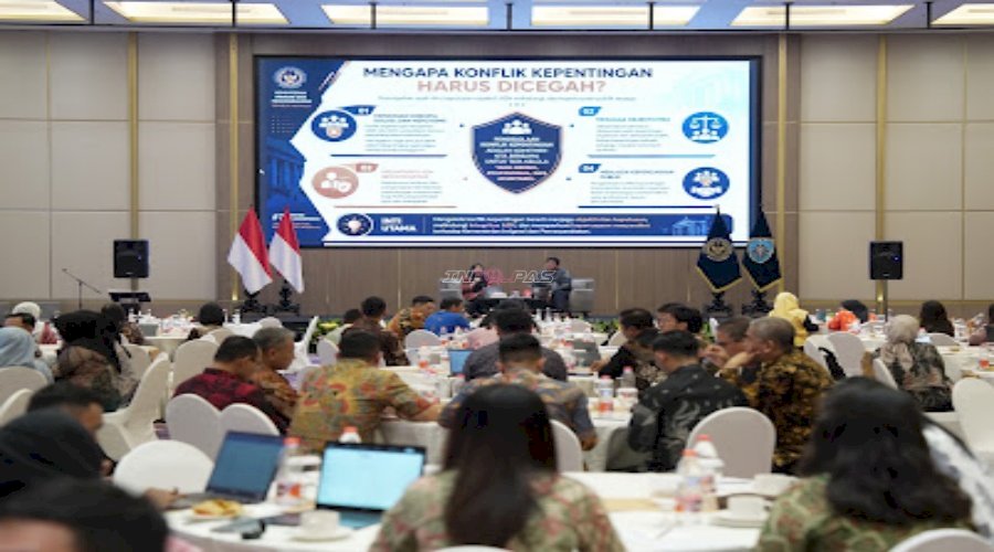 Kanwil Ditjenpas Maluku Dukung Optimalisasi Pengelolaan Hukuman Disiplin lewat Rekonsiliasi Data dan Coaching Clinic