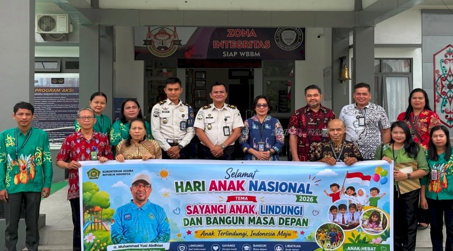 LPKA Palangka Raya Peringati HAN 2026 bersama Bimas Kristen Kemenag Kalsel