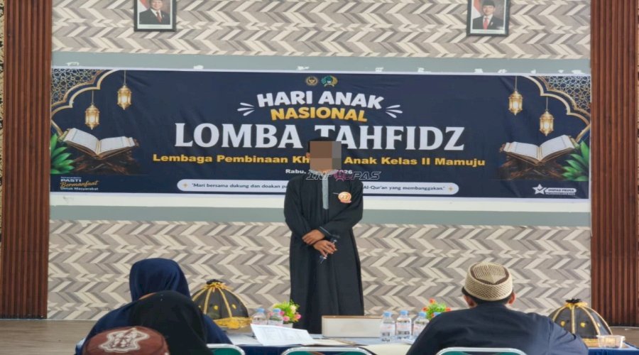 Kanwil Ditjenpas Sulbar Apresiasi Keikutsertaan Anak Binaan LPKA Mamuju pada Lomba Tahfiz Al-Qur'an Kec. Kalukku