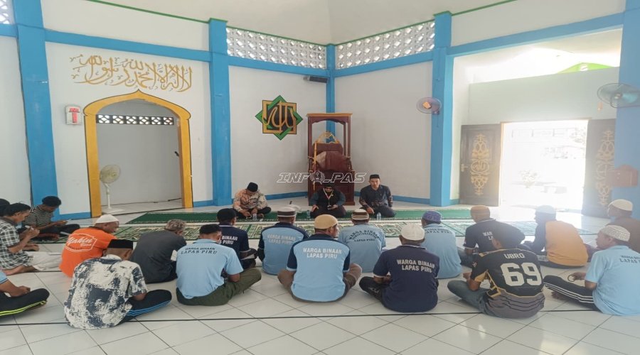 Sinergi Lapas Piru dan Kemenag Kab. SSB Perkuat Pembinaan Keagamaan melalui Pengajian dan Bantuan Sarana Ibadah