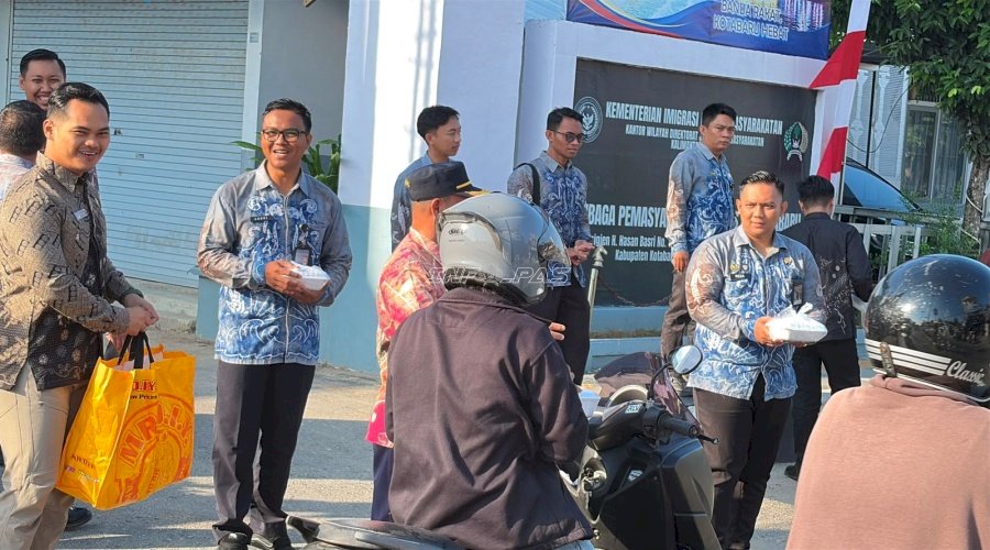 Jumat Berkah Lapas Kotabaru, Tebar Kepedulian lewat Aksi Berbagi