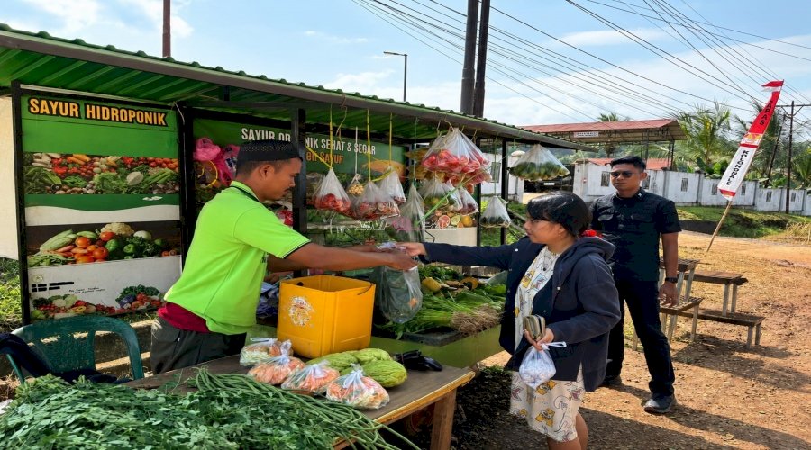 Kanwil Ditjenpas Sulteng Apresiasi Gerobak Sayur Lapas Kolonodale