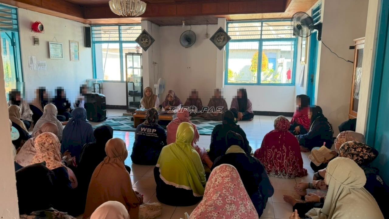 Warga Binaan Lapas Perempuan Martapura Dalami Hablum Minannas melalui Pengajian