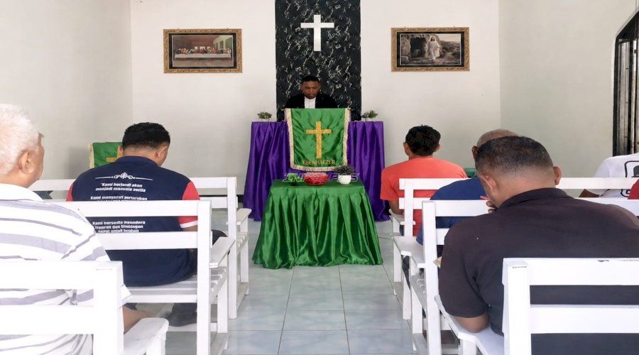 Lapas Wahai Gelar Kebaktian Buka Usbu, Sentuh Kalbu Menuju Manusia Baru