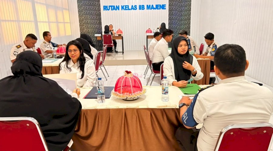Rutan Majene Laksanakan Wawancara Calon Peserta Magang, Jaring SDM Kompeten dan Berintegritas