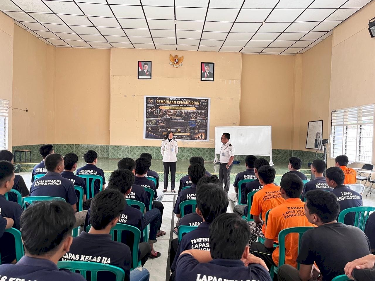 Jelang Reintegrasi, Lapas Pangkalpinang Beri Pembekalan 50 Warga Binaan