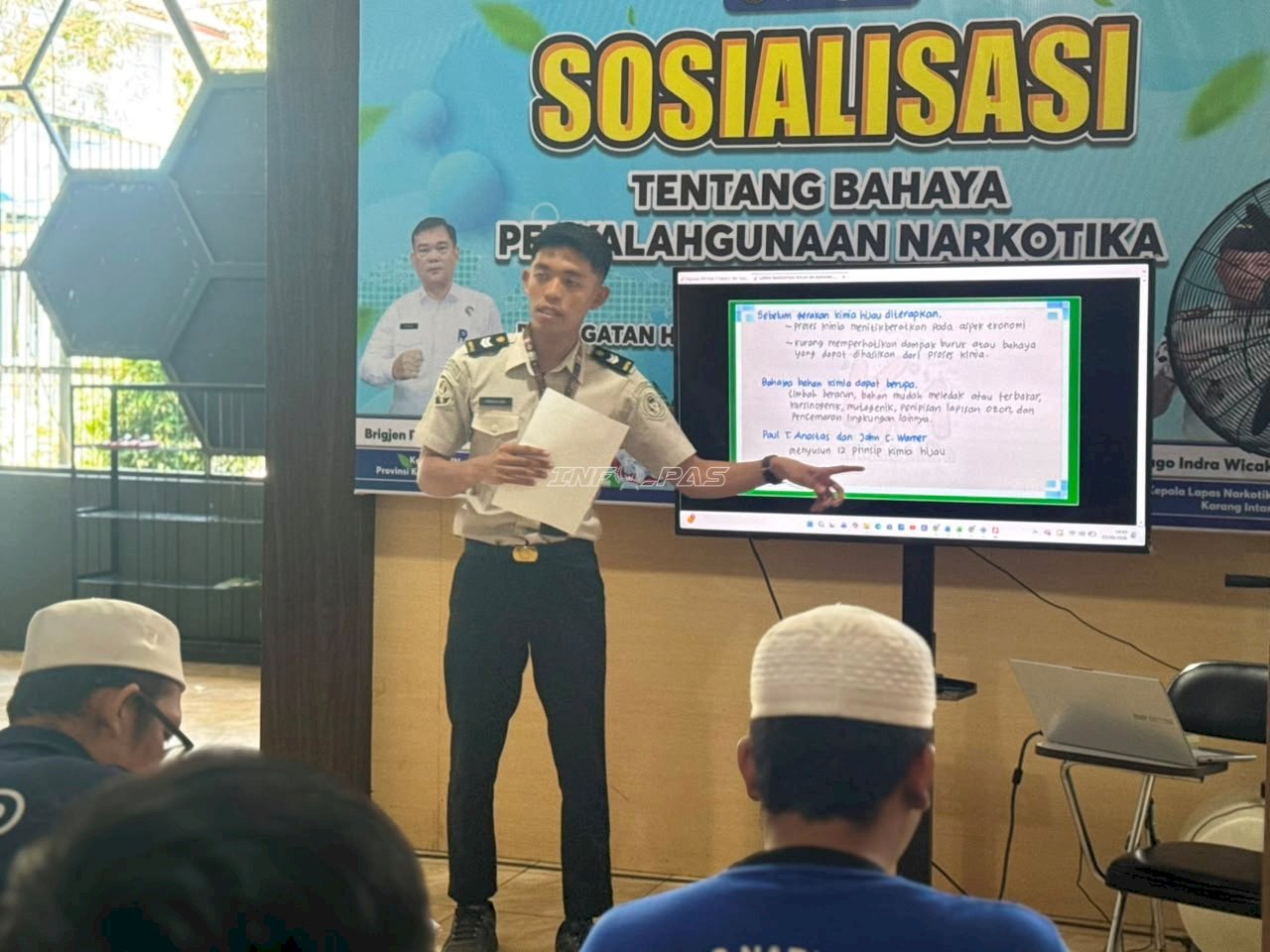 Warga Binaan Program Paket C Pelajari Kimia Hijau, Lapas Narkotika Karang Intan Ajak Peduli Lingkungan