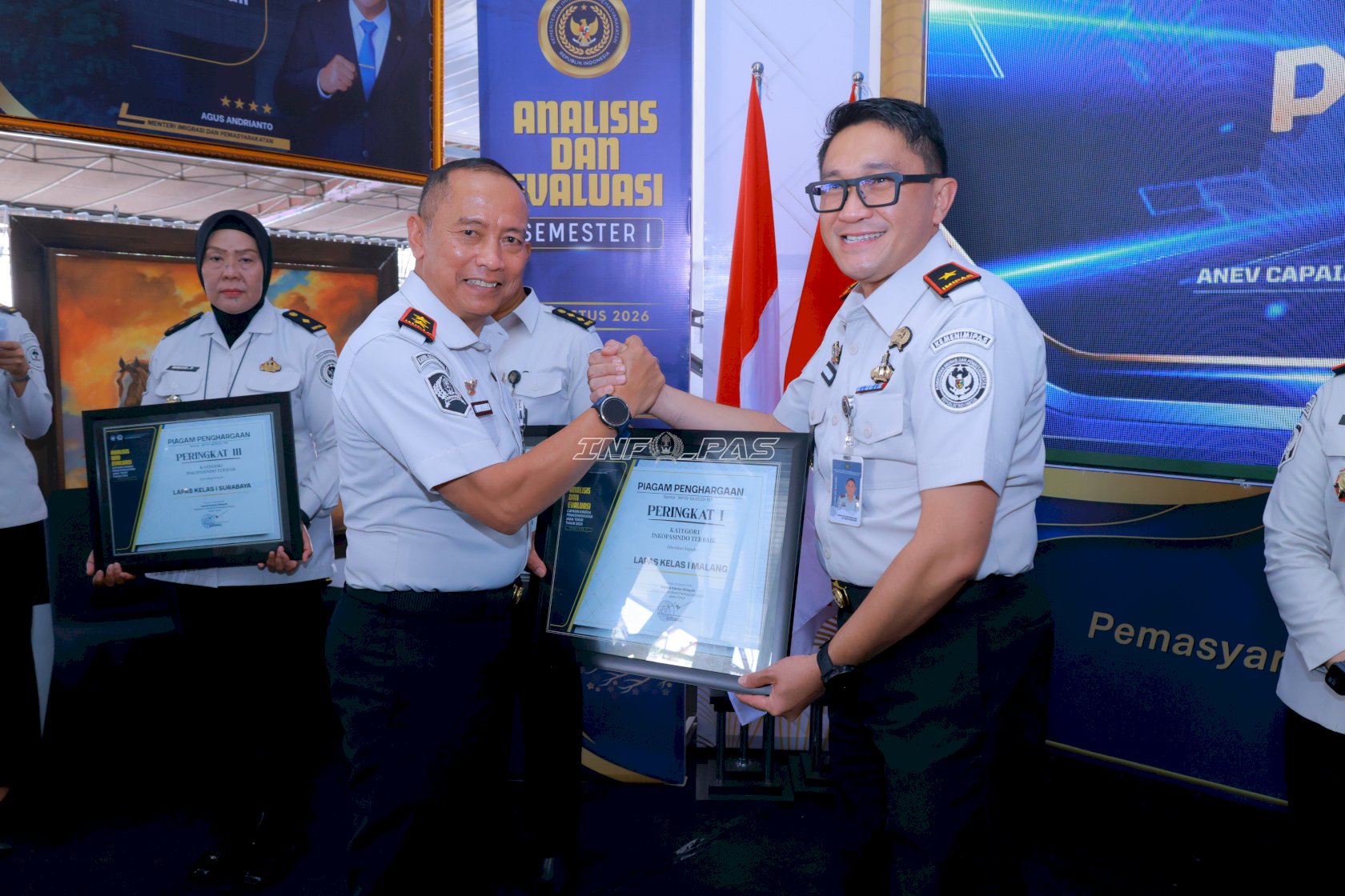 Lapas I Malang Raih Penghargaan Terbaik I Pengelolaan Primkopasindo se-Jawa Timur