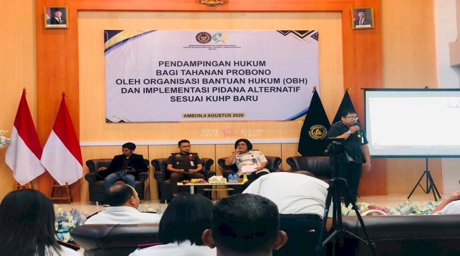 LPKA Ambon Perkuat Kompetensi Petugas melalui Sosialisasi Pendampingan Hukum Pro Bono dan Implementasi KUHP Baru