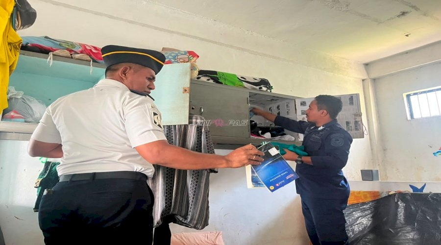 Razia Rutin Lapas Piru Perkuat Deteksi Dini, Barang Terlarang Berhasil Diamankan